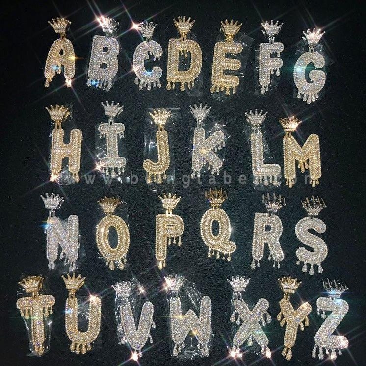 Crowned Letter Pendant - Image 2