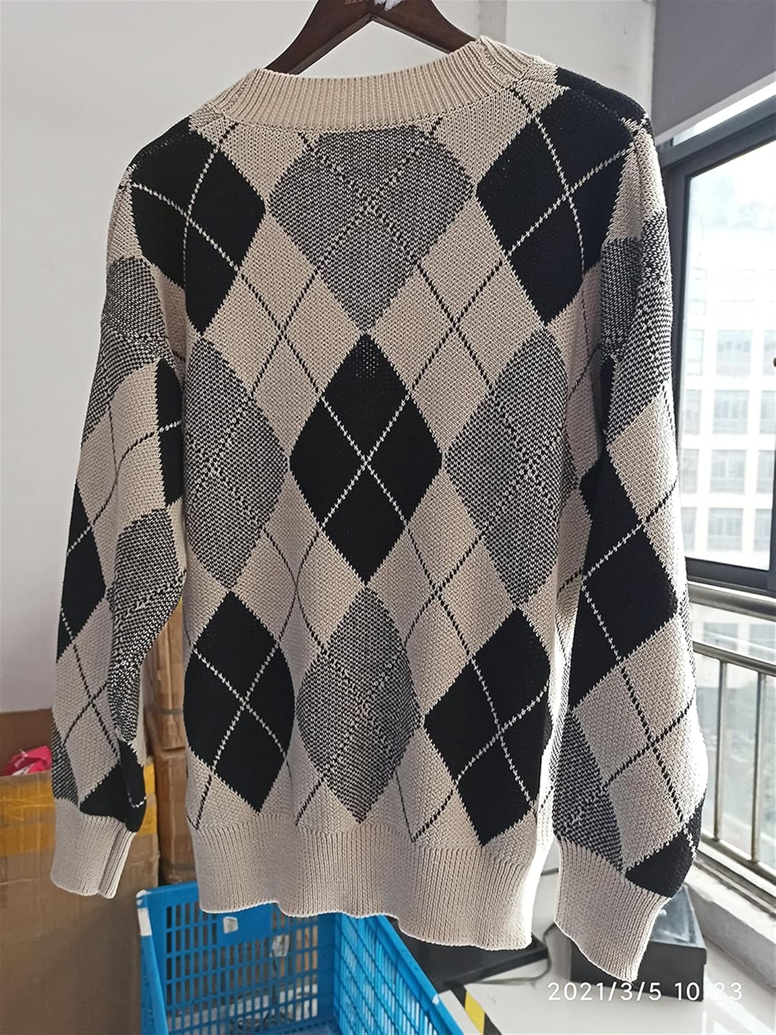 Diamond Knit Cardigan - Image 4