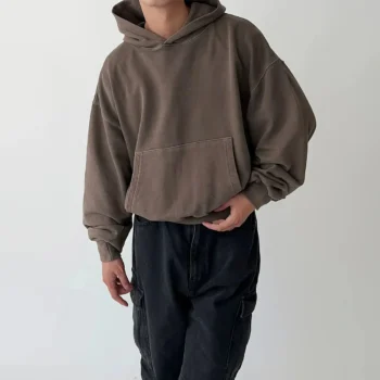 Cropped Pullover Hoodie